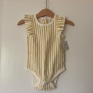 Perh striped bodysuit
